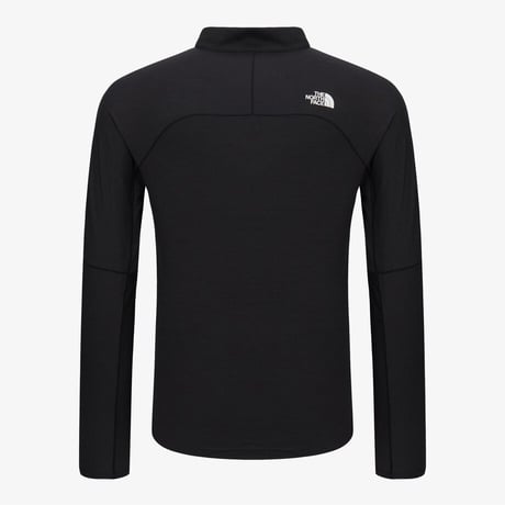 【SUMMIT SERIES】EIGER L/S ZIP TEE BLACK NT7LS00A