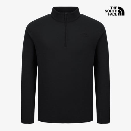 M'S FORGE L/S ZIP TEE BLACK NT7LS52A