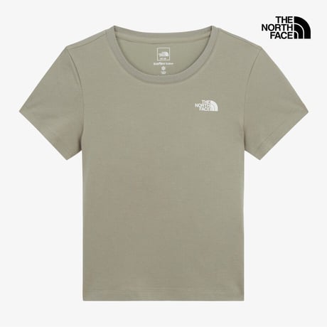 W’S ANY-BRA S/S R/TEE SLATE KHAKI NT7UR33D