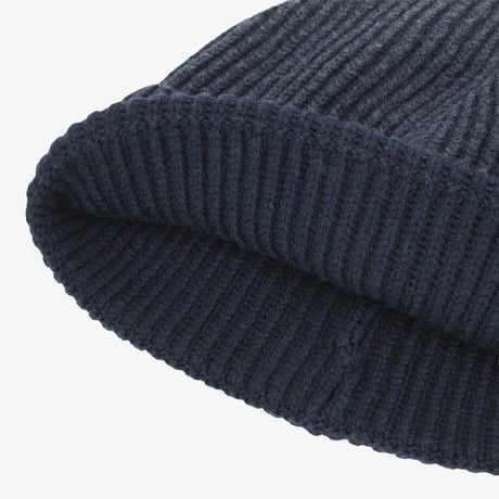 OBLIQUE RIB BEANIE NAVY NE3BS85A