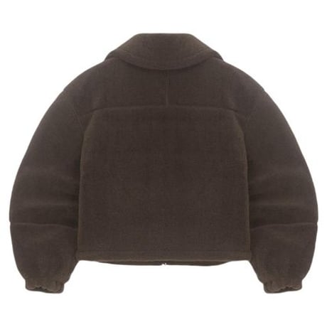 W'S PUFFY FLEECE JACKET BROWN NJ4FQ80