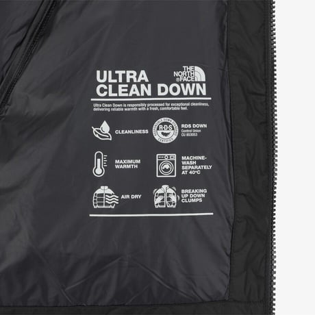 W'S PROJECT DOWN JACKET (RDS) REAL BLACK NJ1DS87M