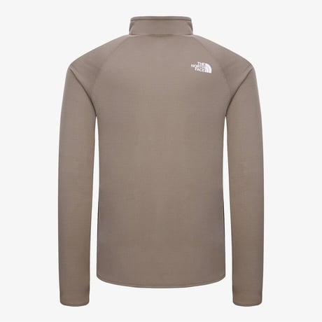 【SUMMIT SERIES】M'S SUMMIT HAYES L/S ZIP TEE DARK BEIGE NT7LS98B