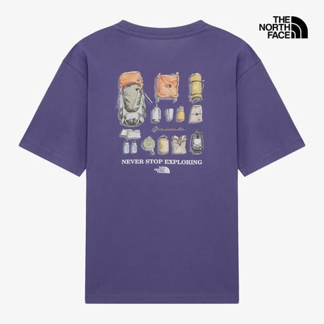 M'S CAMP VIBE S/S R/TEE DEEP PURPLE NT7UR07E