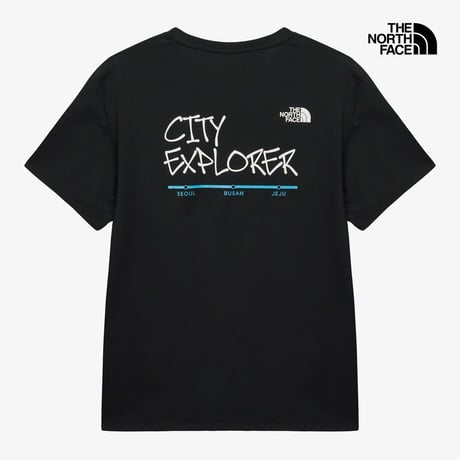 M'S CITY EXPLORER S/S R/TEE BLACK NT7US35A