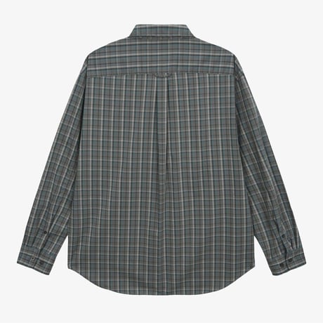 M'S MISTPEAK L/S SHIRTS METAL GRAY NH8LS01A