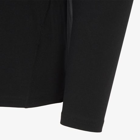 M'S RISCO L/S ZIP TEE BLACK NT7LR54A