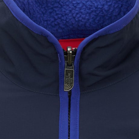M TNF RED BOX REVERSIBLE FLEECE JACKET DARK NAVY NJ4FS29B