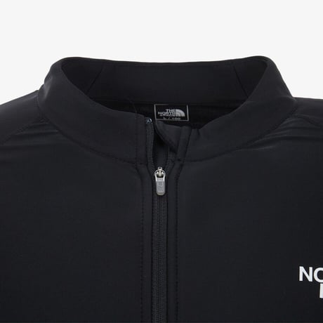 M'S SURF RASHGUARD ZIP UP BLACK NJ5JS05A