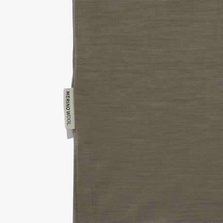 M'S MERINO BREEZE S/S R/TEE BEIGE BROWN NT7UR15B
