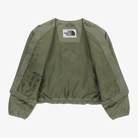 W'S FLOW HEAT JACKET GREEN NJ3NR81L