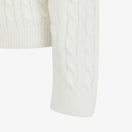 G'S CABLE CARDIGAN OFF WHITE NJ5SS51S