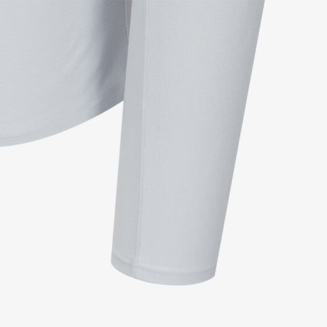 【SUMMIT SERIES】EIGER L/S ZIP TEE LIGHT GRAY NT7LS00B