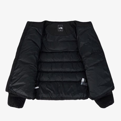 W'S POPLAR DOWN CARDIGAN (RDS) BLACK NJ1DS15A