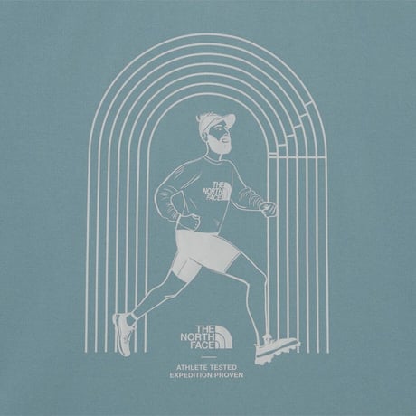 M'S SALIO L/S R/TEE GRAYISH BLUE NT7TR51C