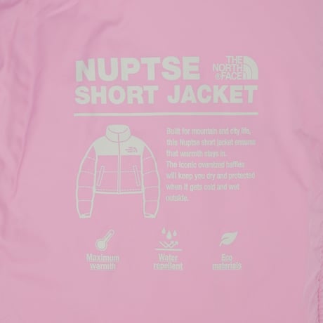 W'S 1996 RETRO NUPTSE SHORT JACKET PINK NJ1DR94C
