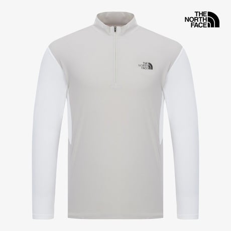 M'S ICEDAY L/S ZIP TEE ICE GRAY NT7LR03A