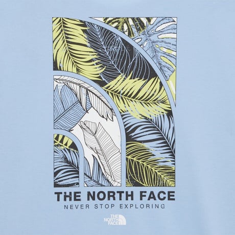 M'S EVERGREEN S/S R/TEE 2 ICE BLUE NT7UR52C