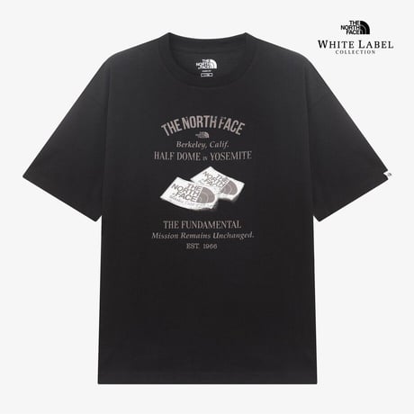 RETRO S/S R/TEE BLACK NT7UR05K
