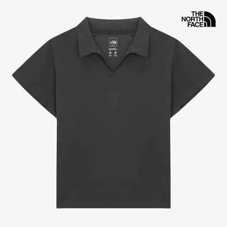 W'S FROST S/S POLO CHARCOAL GREY NT7PR42B