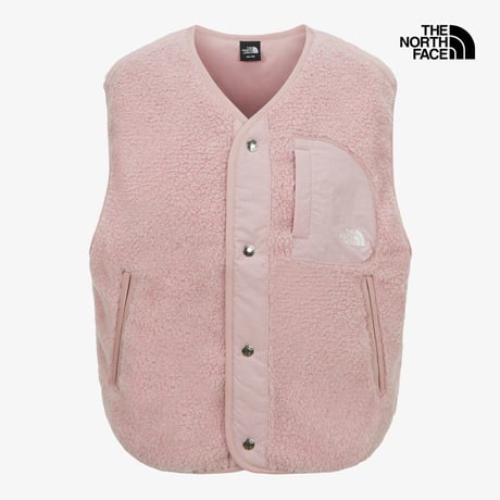 TEDDY FLEECE VEST LIGHT PINK NV4FR57D