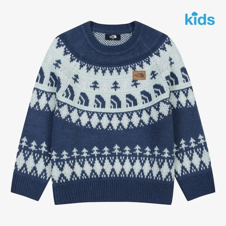 K'S NORDIC SWEATER BLUE NT7AS51S