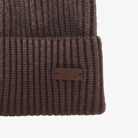 OBLIQUE RIB BEANIE BROWN NE3BS85B
