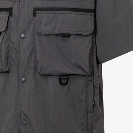 SHELDON S/S SHACKET DARK GRAY NH8SR01J