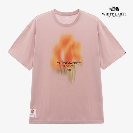 FLOWER SPRAY S/S R/TEE PALE PEACH NT7UR09M