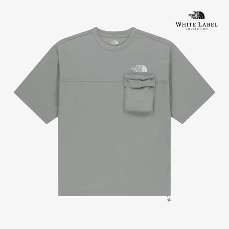 EIRA POCKET S/S R/TEE LIGHT GRAY NT7UR18K