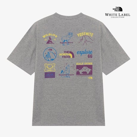 ADVENTURE S/S R/TEE MELANGE GREY NT7UR06L