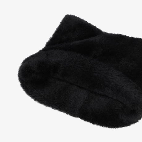 K'S MELLY FUR BEANIE BLACK NE3BS52S