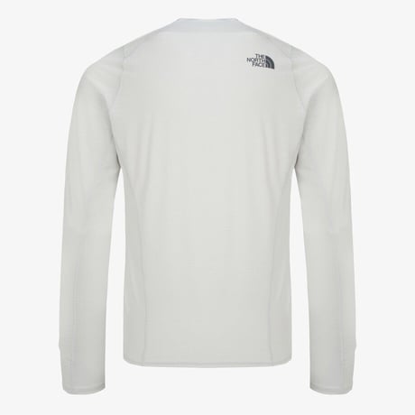M HYBRID DOT LIGHT CREW L/S LIGHT GRAY NT7LR55B