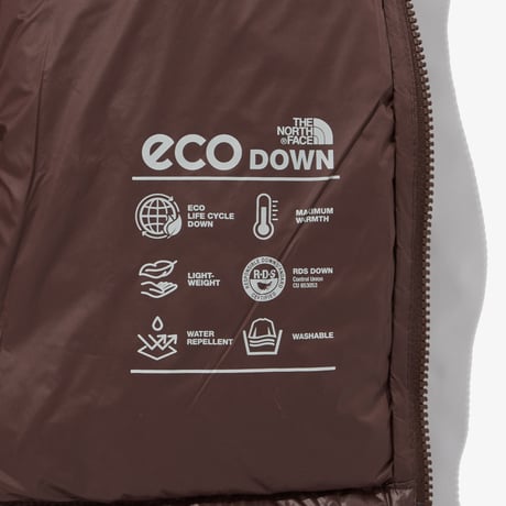 W'S NOVELTY NUPTSE RDS DOWN JACKET COCOA BROWN NJ1DQ80L