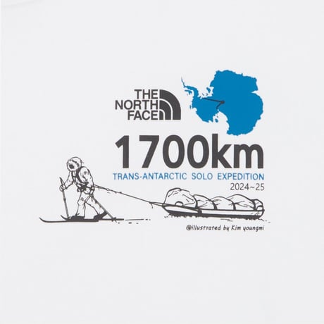 M'S TRANS ANTARCTIC S/S R/TEE 2 WHITE NT7UR56B
