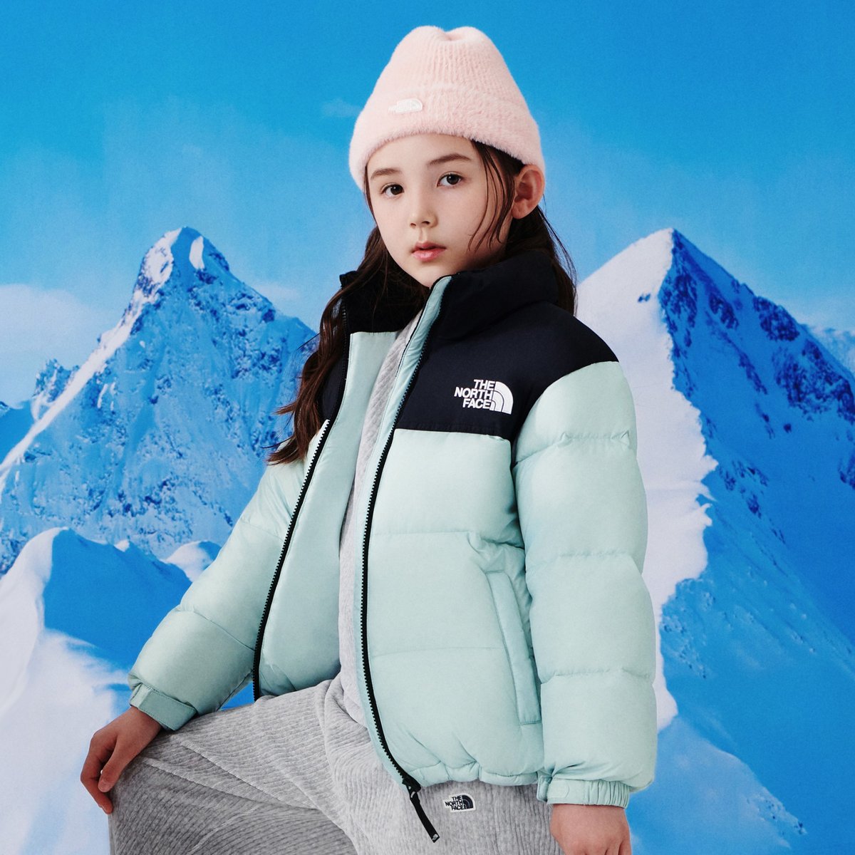 K'S 1996 NUPTSE JACKET (RDS) ICE GREEN NJ1DQ52X