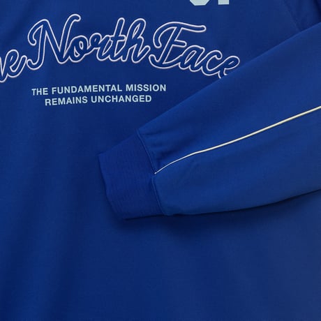 TNF CREW COLLAR L/S TEE BLUE NT7TR04M