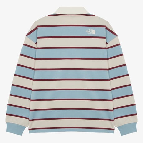 M'S EASYON STRIPE POLO TEE LIGHT BLUE NT7TR57B