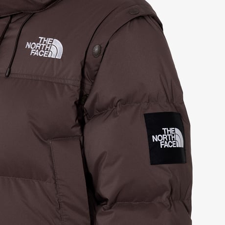W'S NOVELTY NUPTSE DT DOWN JACKET (RDS) BROWN NJ1DQ86K