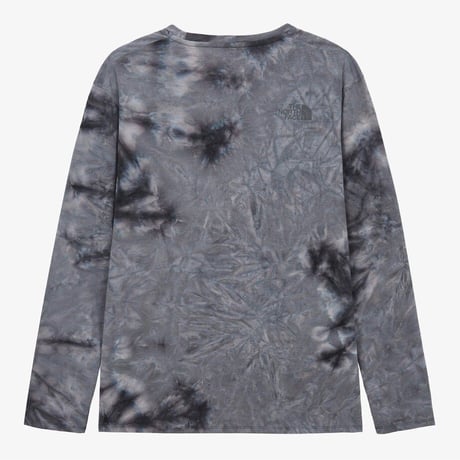 M'S FLOW-DYE L/S R/TEE GRAY NT7TS56A