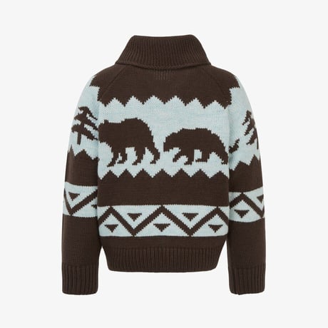 K'S COWICHAN CARDIGAN COCOA BROWN NJ5SR52S