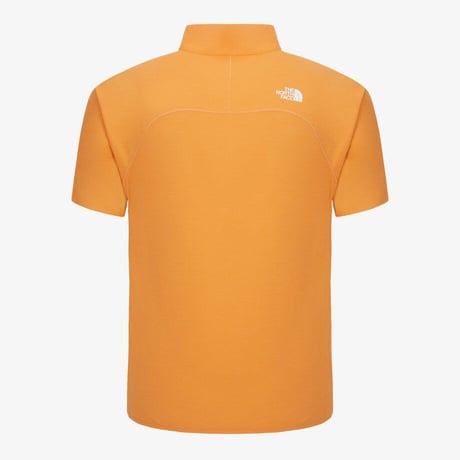 【SUMMIT SERIES】EIGER S/S ZIP TEE FLAME ORANGE NT7KS01C