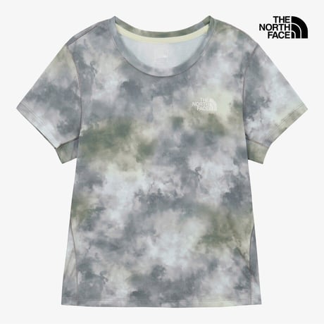 W'S TNF RUN S/S R/TEE OPAL NT7US34B