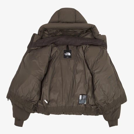 W'S SPORTS HYBRID DOWN JACKET BROWN NJ1DR82C