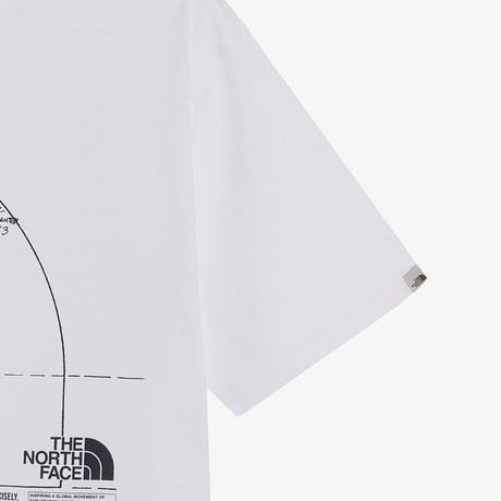 DOME LOGO S/S R/TEE WHITE NT7UR11K