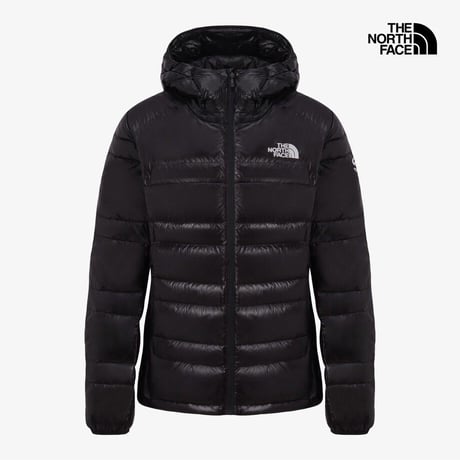 【SUMMIT SERIES】W'S LIGHT HEAT DOWN HOODIE (RDS) BLACK NJ1DS40A