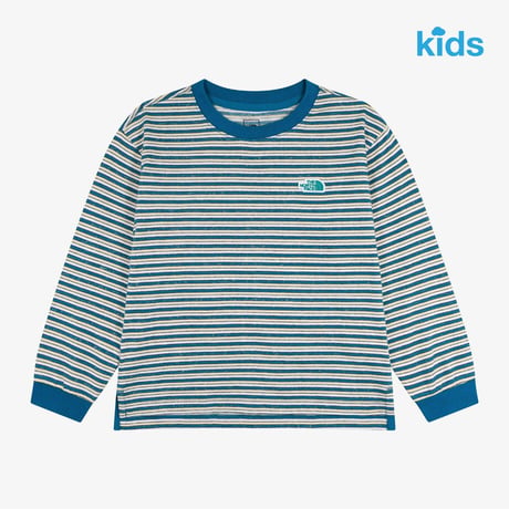 K'S PLAYON STRIPE L/S TEE LIGHT YELLOW NT7TS02S