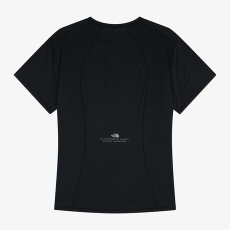W'S VELO RUN S/S R/TEE BLACK NT7US33J