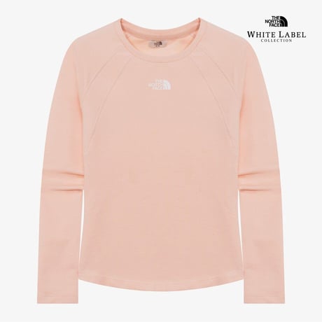 W'S DELPHIE L/S R/TEE SOFT PINK NT7TR30M