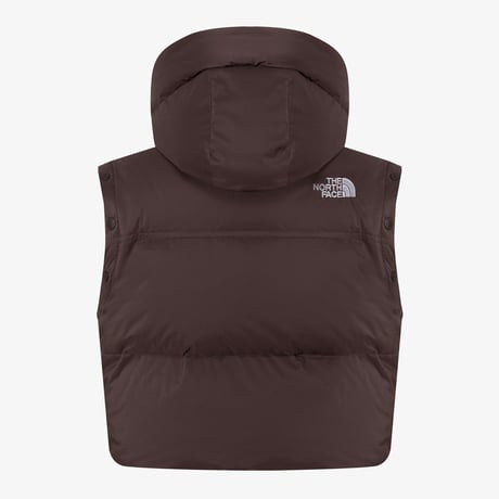 W'S NOVELTY NUPTSE DT DOWN JACKET (RDS) BROWN NJ1DQ86K